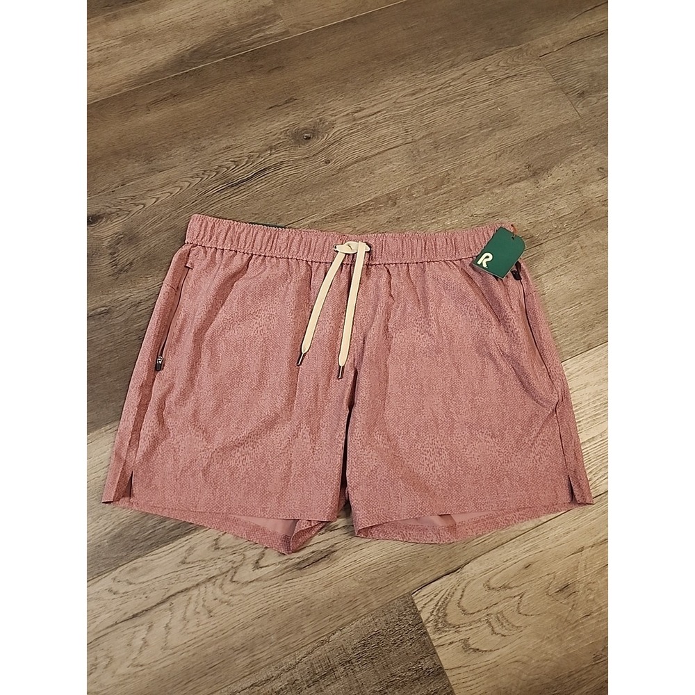 Right Of Way Joel Shorts Men's XXL Nocturne Quartz Performance 5" Inseam Maroon